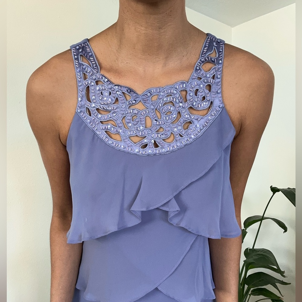 Lavender Sleeveless Dress - Picture 2 of 6